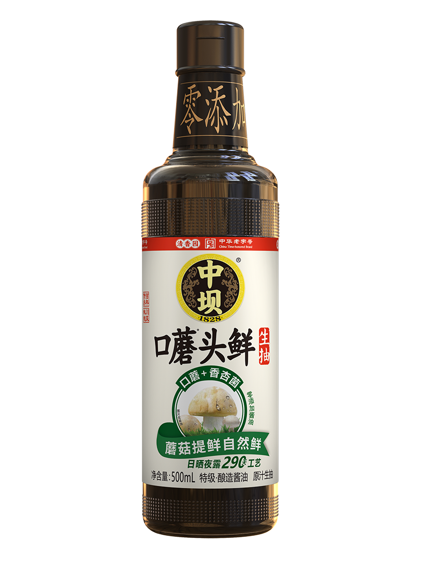 口蘑頭鮮原汁生抽500ml